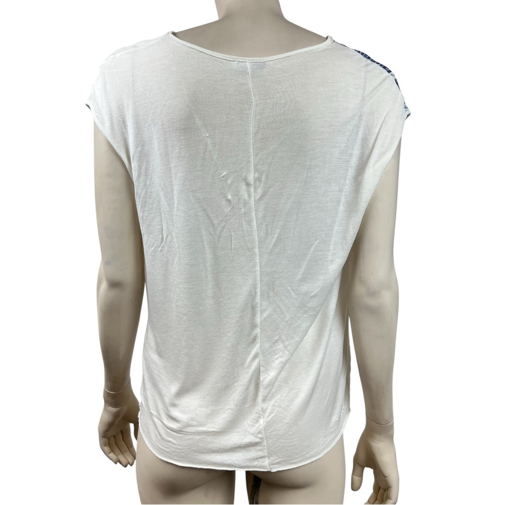 Zara W Collection Ivory Art to Wear Short Sleeved Top - Picture 5 of 6